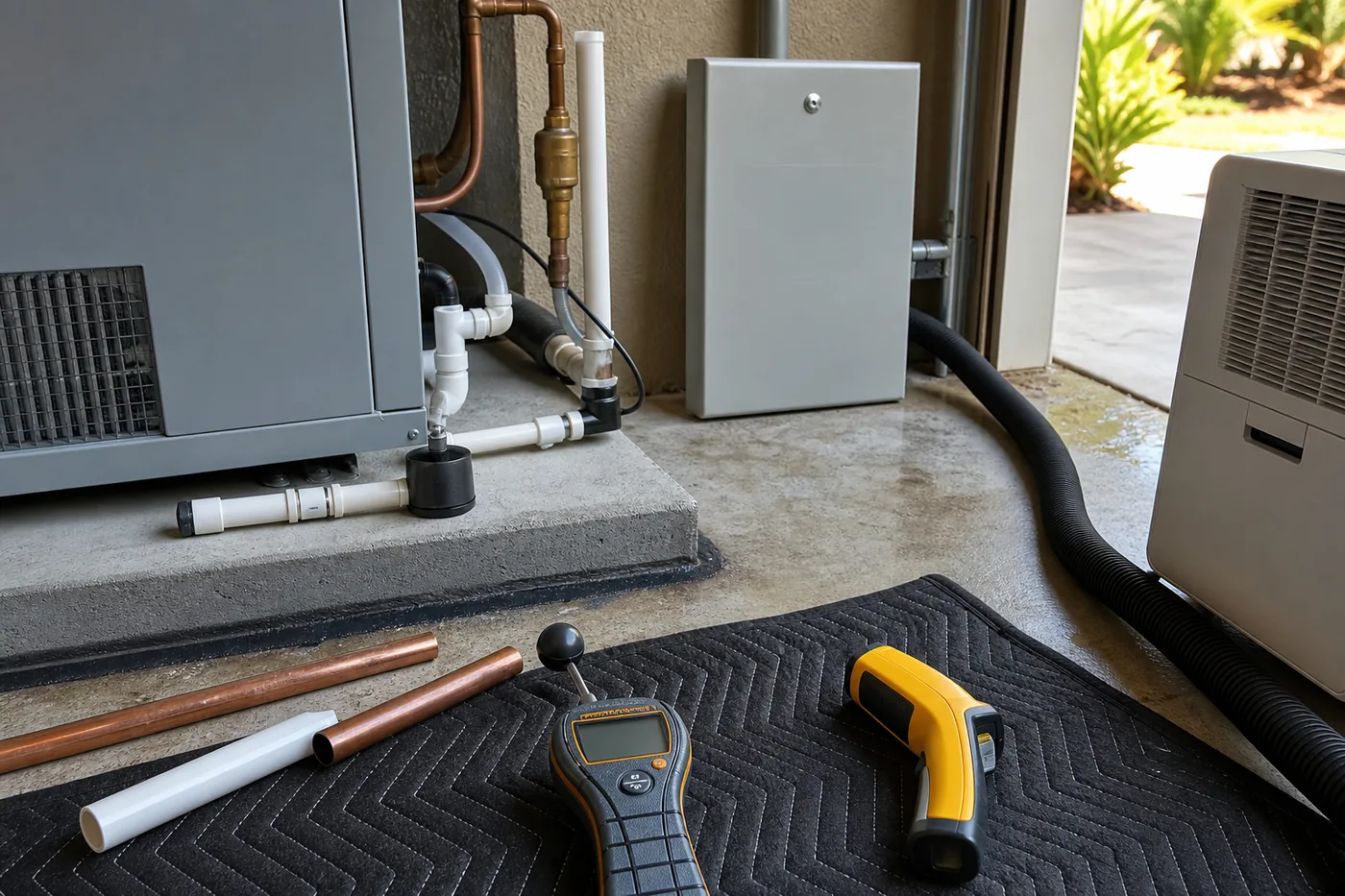 Careful mold remediation craftsmanship detail